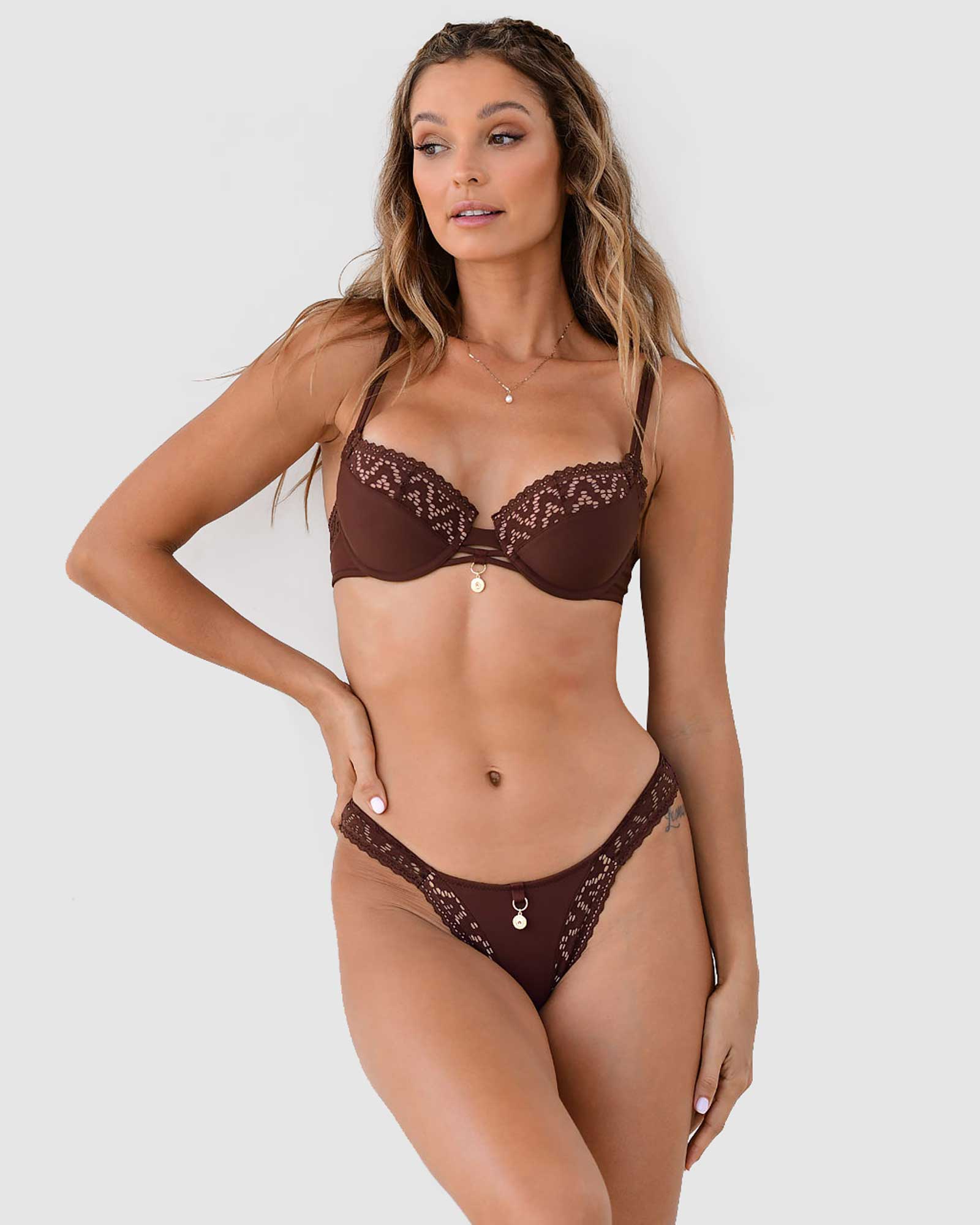 Dream Catcher | Contour Balconnet Bra | Chocolate Brown