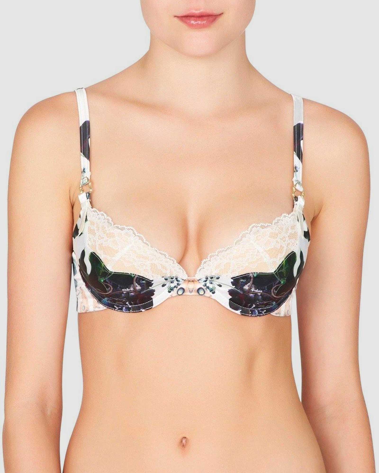 Enchanted Garden | Plunge Push Up Bra | Apothecary