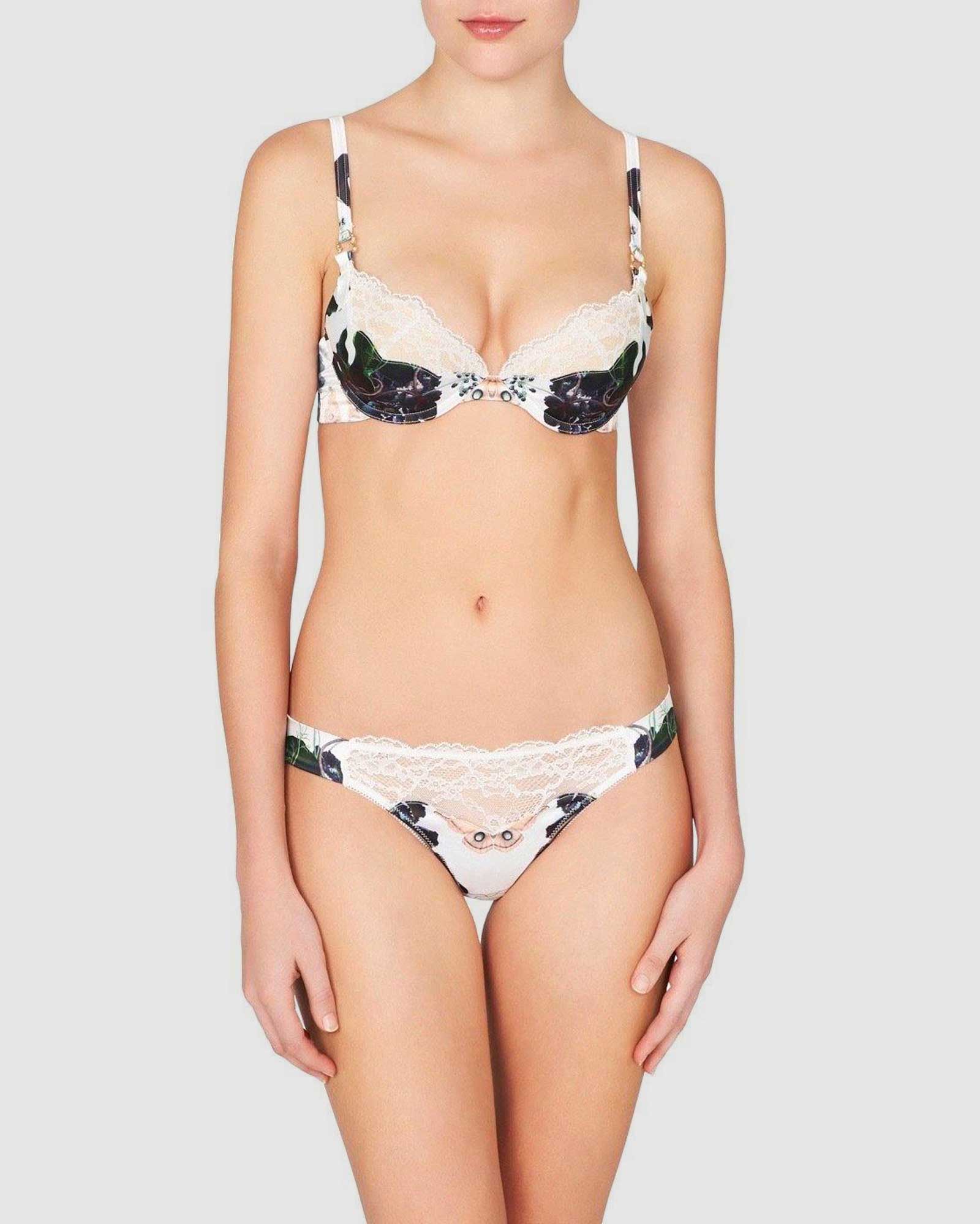 Enchanted Garden | Plunge Push Up Bra | Apothecary