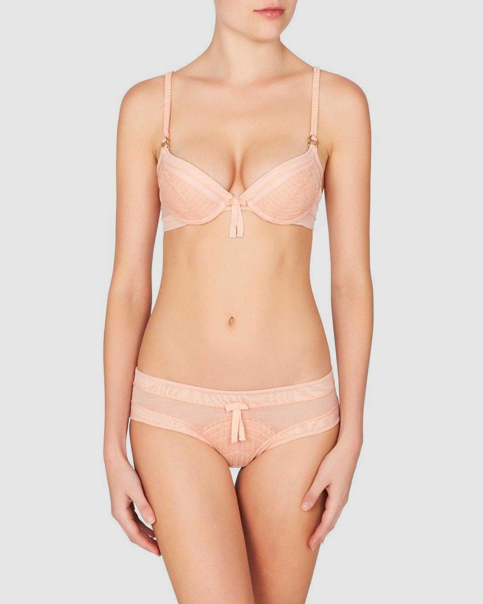 Artisan | Plunge Push Up Bra | Naked