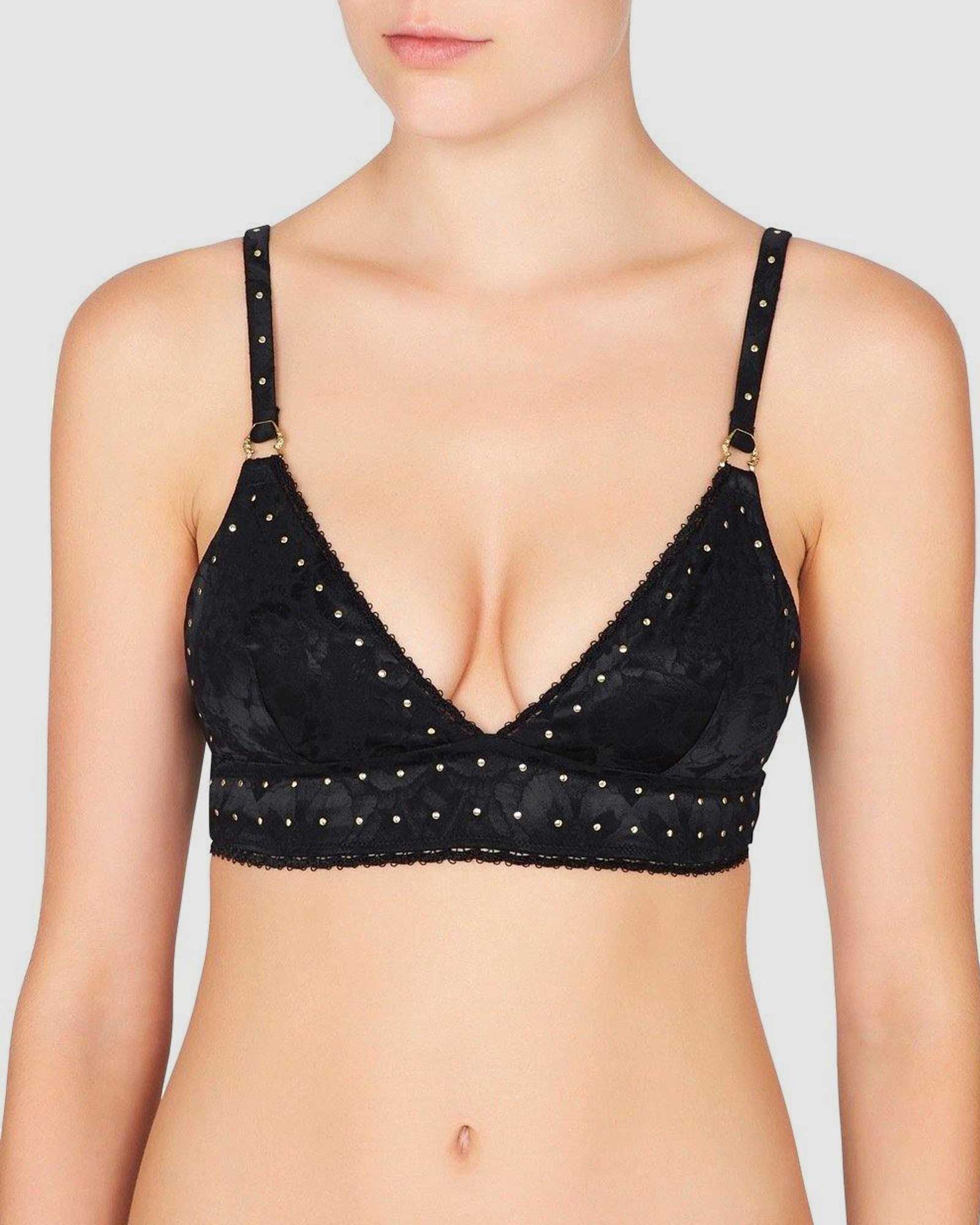 Alchemy | Long Line Bralette | Black