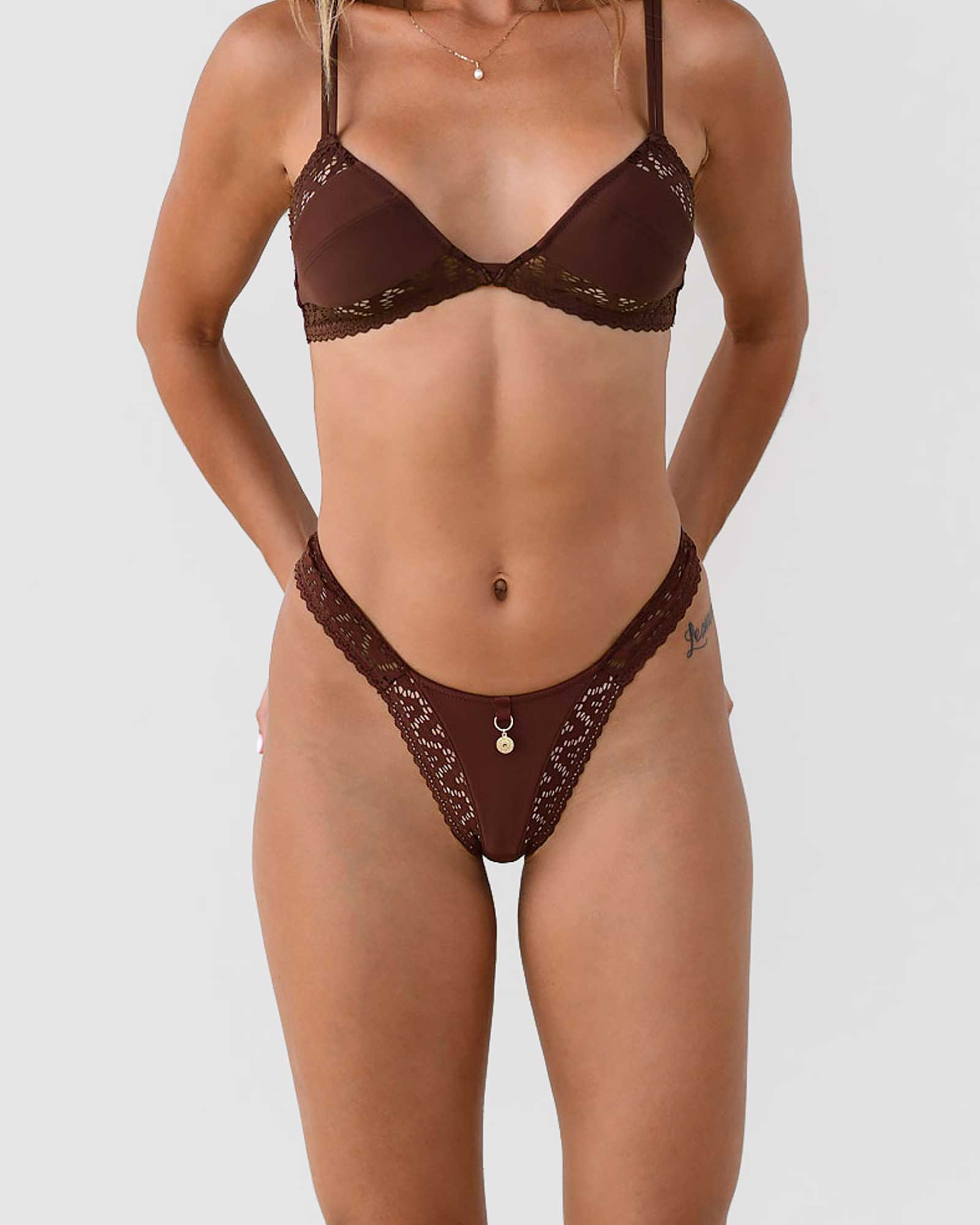 Dream Catcher | Thong | Chocolate Brown